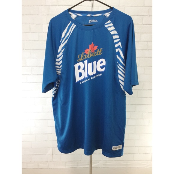 Zubaz Other - Labatt Blue Canadian Beer Jersey Zubaz Promo Logo